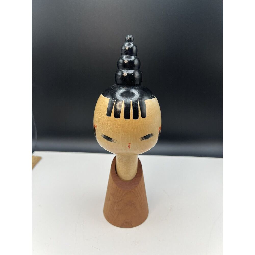 Vintage Sosaku Kokeshi Doll By Aida Seihou? Signed Naughty Girl